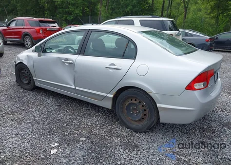 2010 Honda Civic Lx из США, поврежденный, VIN 2HGFA1F57AH513678